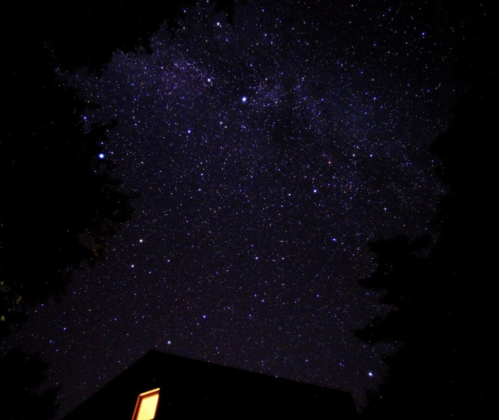 Coteauの夜の星空